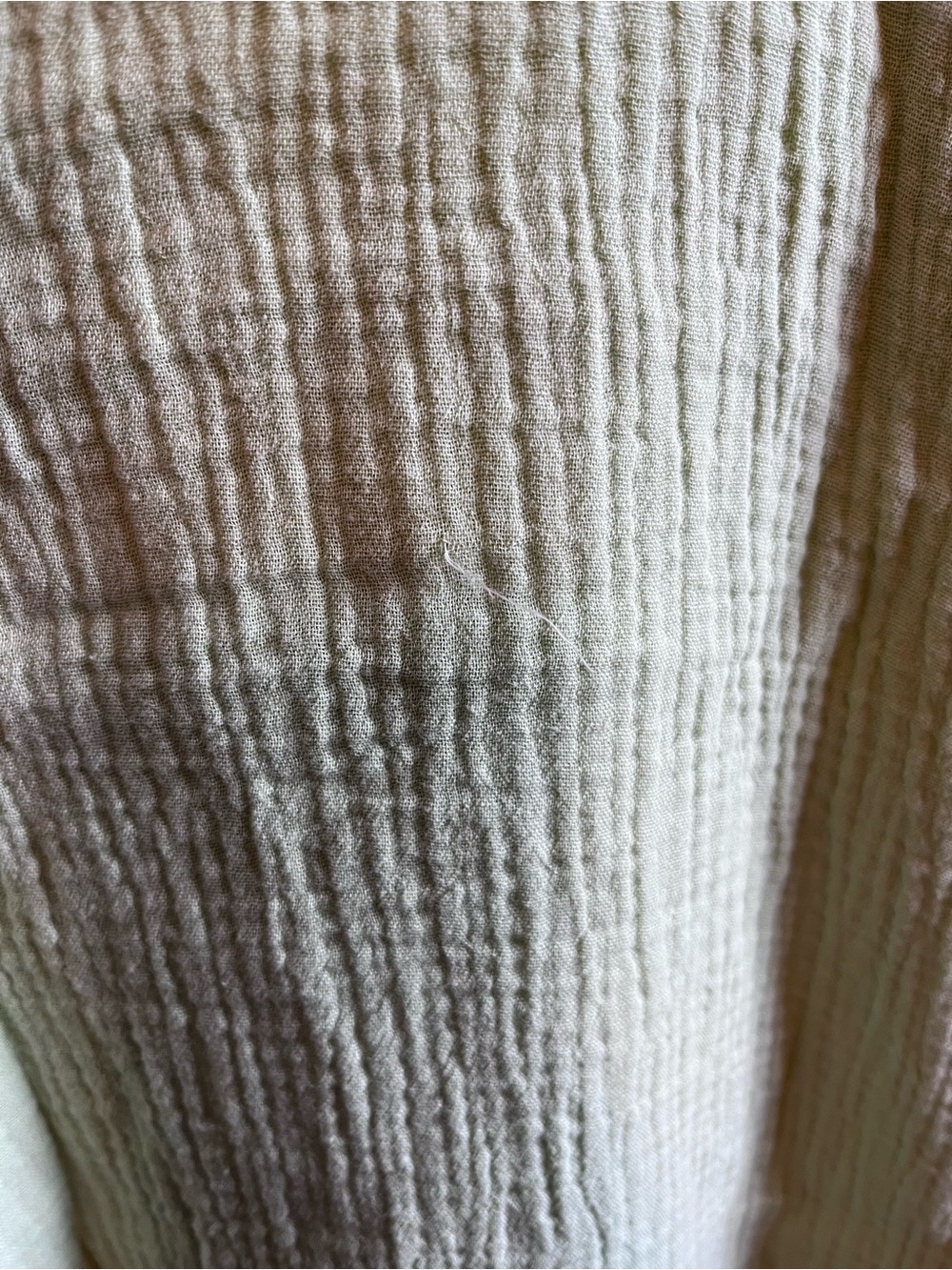 Sherbet Green Gauze Button-Down Tunic Dress - Picture 8 of 8